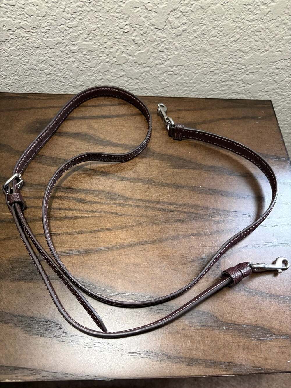 Coach Dark Purple Leather Crossbody Bag Replacement Strap
